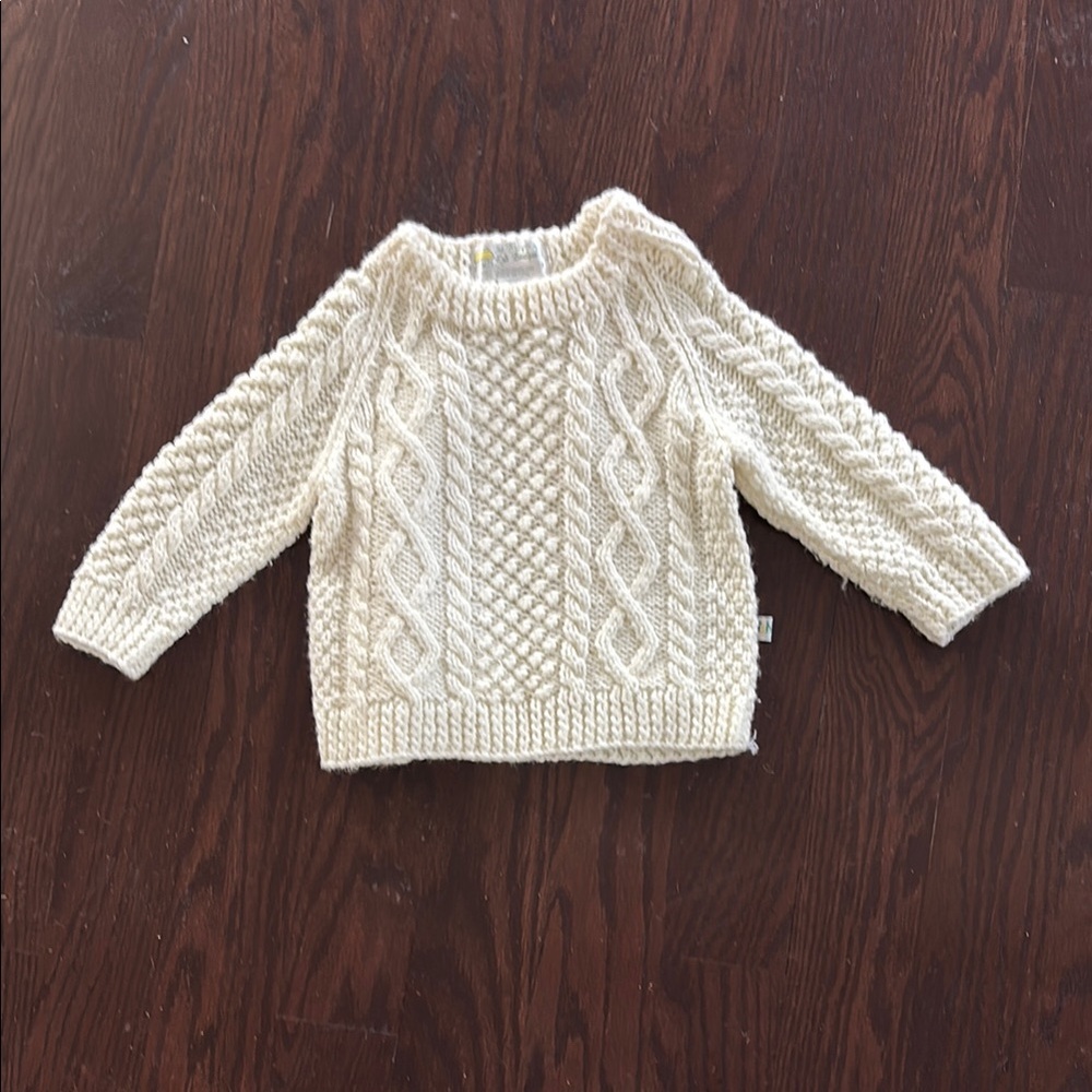 Cozy Cream Cable Knit Sweater